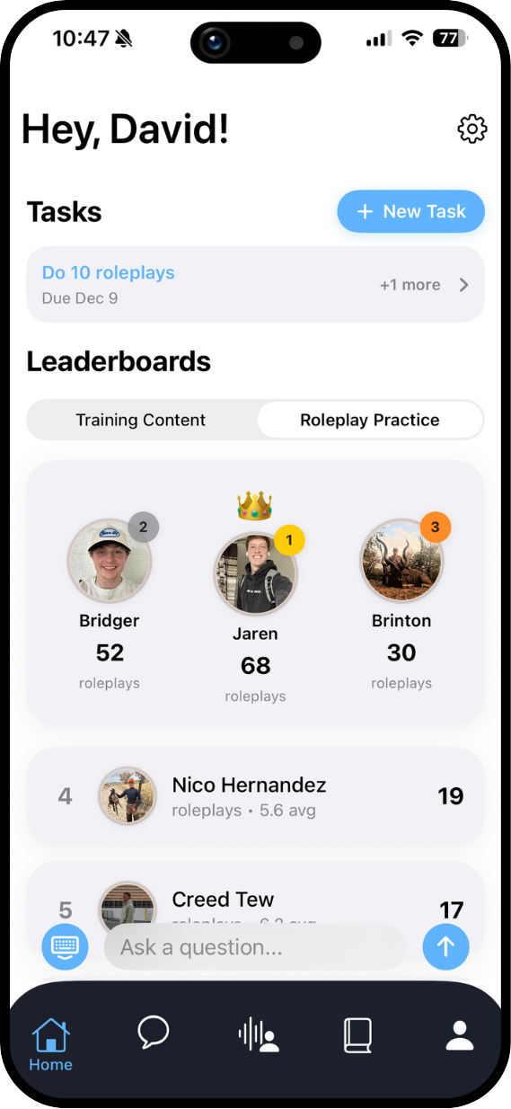 Leaderboards